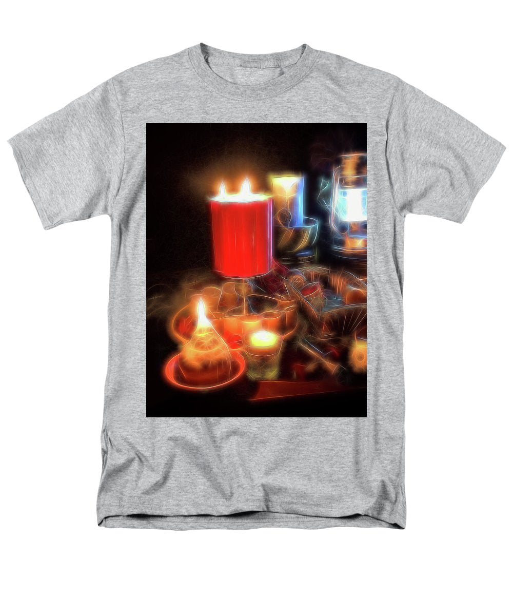 Candle Still Life - Men's T-Shirt (Regular Fit)