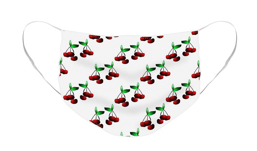 Cherries Pattern - Face Mask