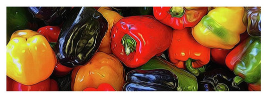 Colorful Bell Peppers - Yoga Mat