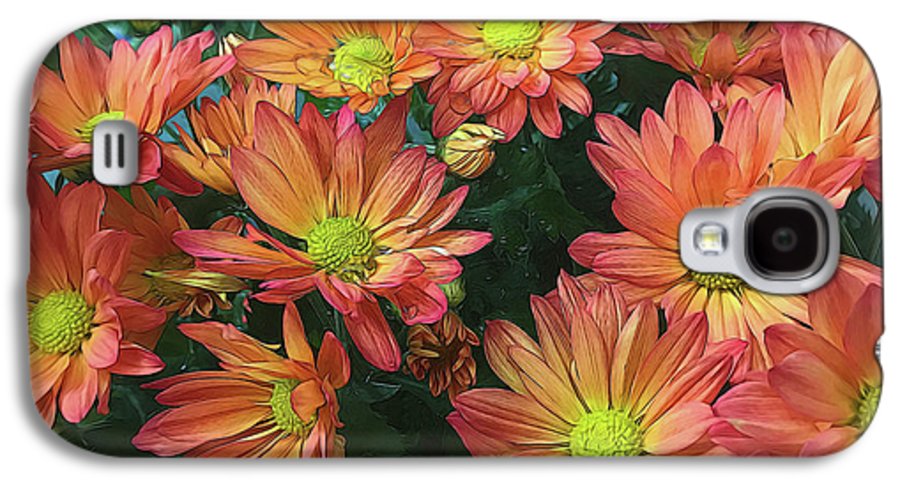 Cream and Pink Fall Flowers #1 - Phone Case