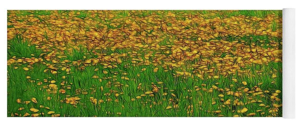 Dandelion Field - Yoga Mat