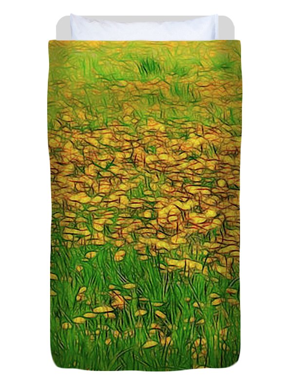 Dandelion Field - Duvet Cover