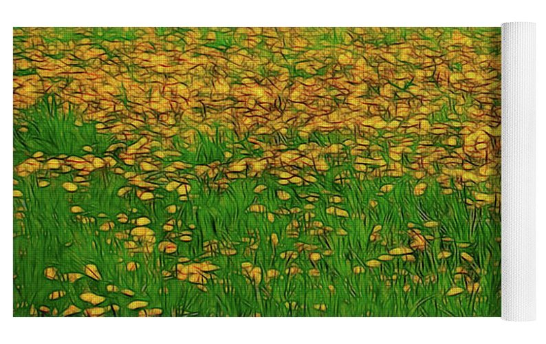 Dandelion Field - Yoga Mat
