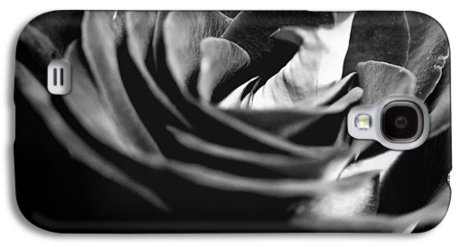 Large Black and White Rose #1 - Phone Case