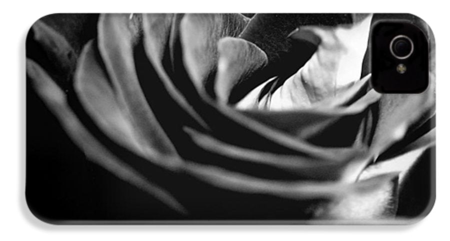 Large Black and White Rose #1 - Phone Case