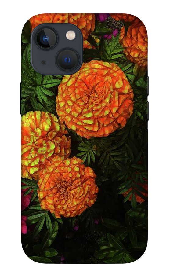 Large Marigolds #1 - Phone Case