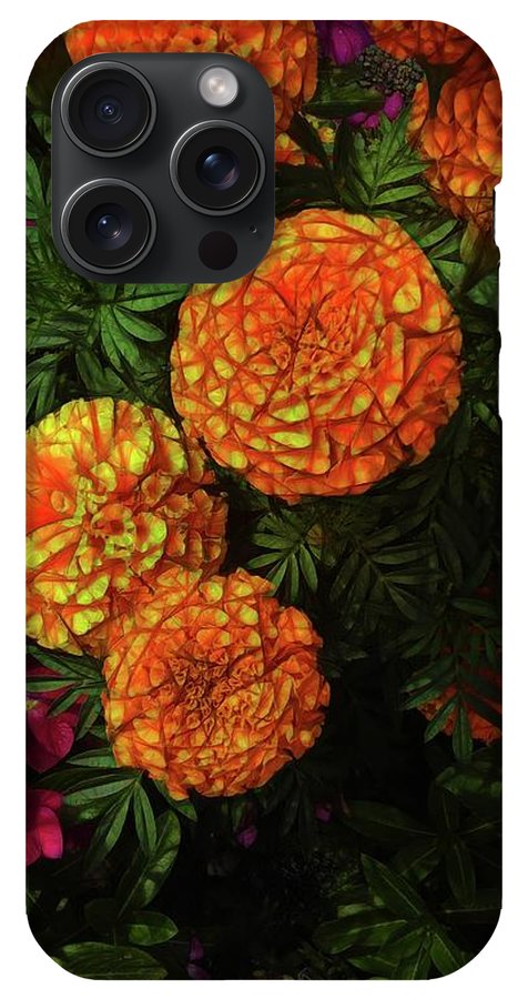 Large Marigolds #1 - Phone Case