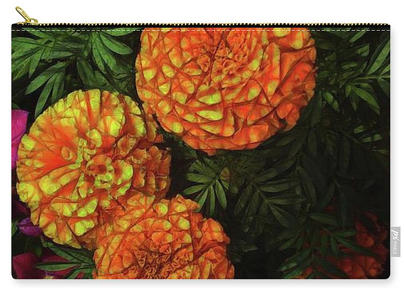 Large Marigolds - Carry-All Pouch