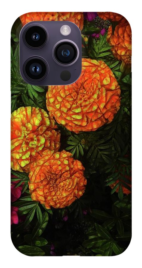 Large Marigolds #1 - Phone Case