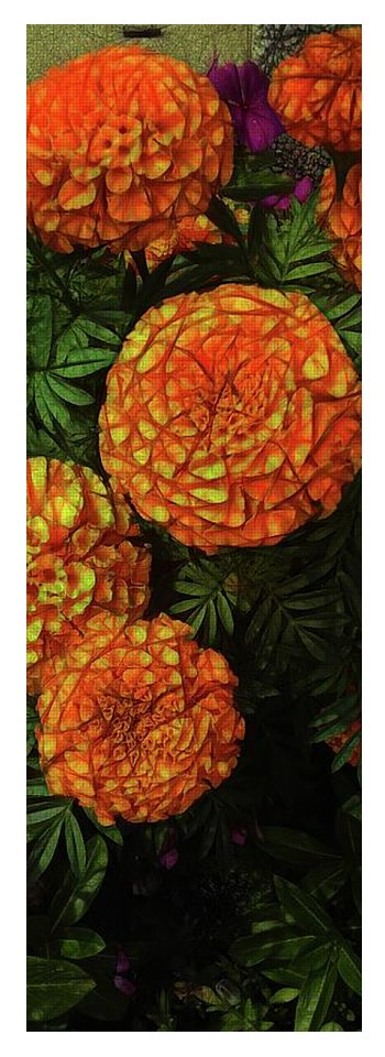 Large Marigolds - Yoga Mat