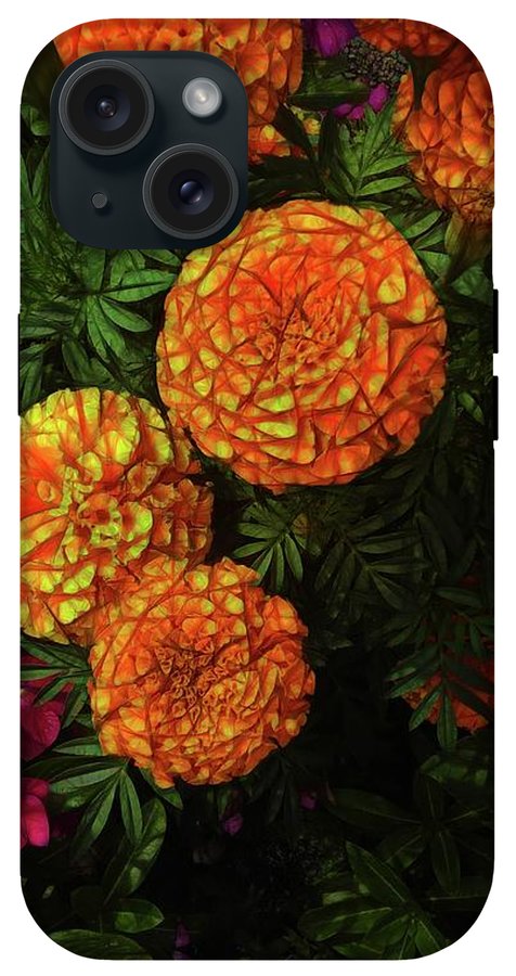 Large Marigolds #1 - Phone Case