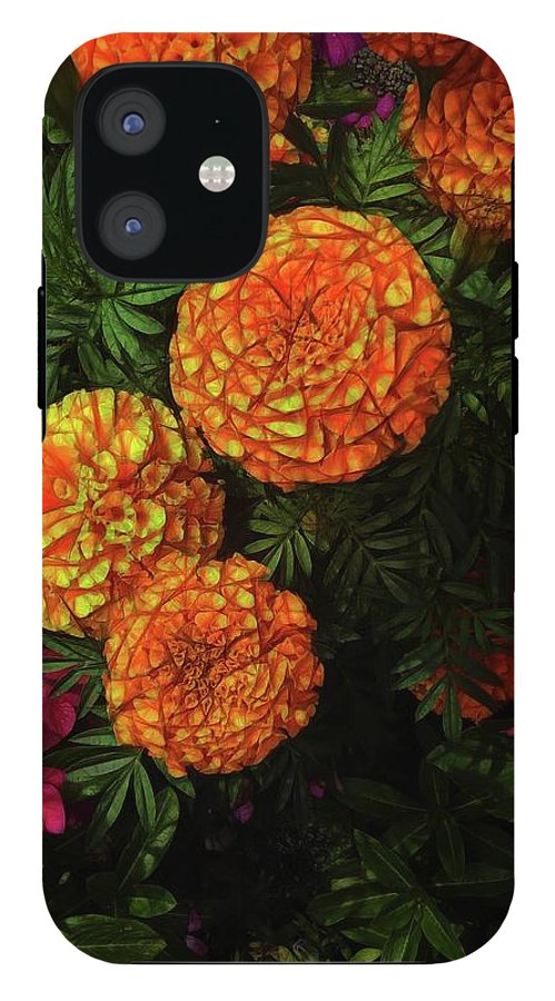 Large Marigolds #1 - Phone Case