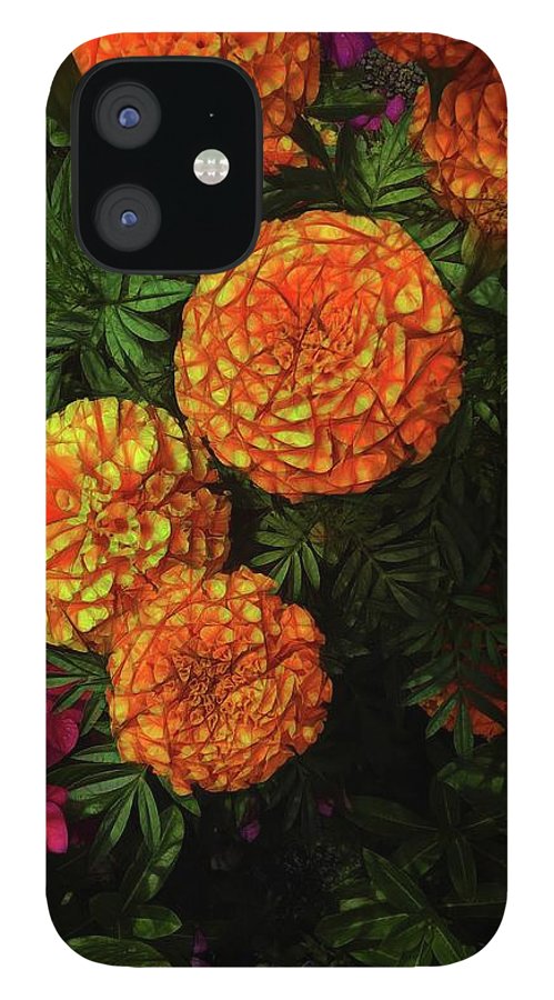 Large Marigolds #1 - Phone Case