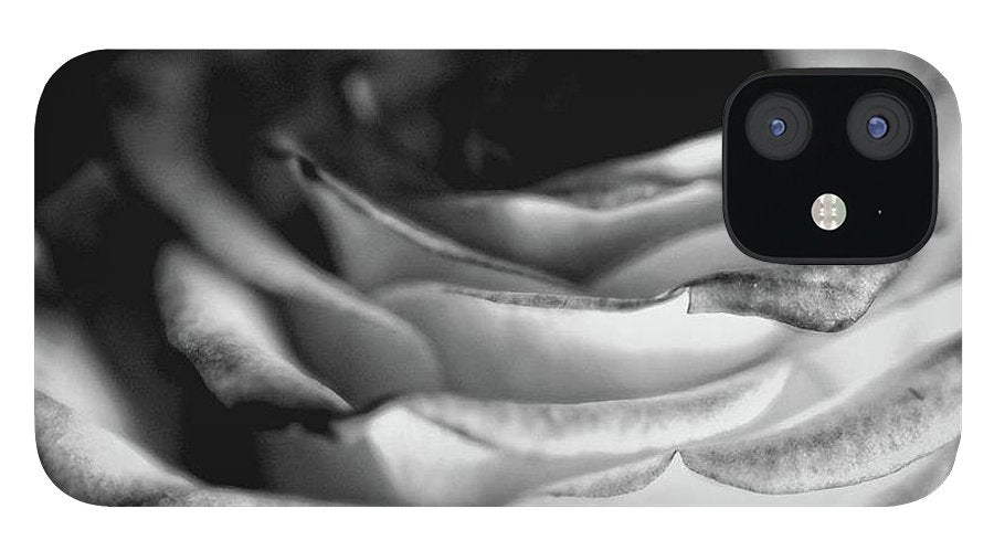 Light Black and White Rose #1 - Phone Case