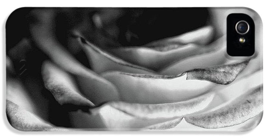 Light Black and White Rose #1 - Phone Case