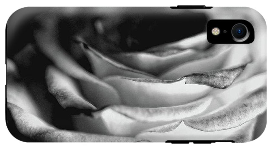 Light Black and White Rose #1 - Phone Case