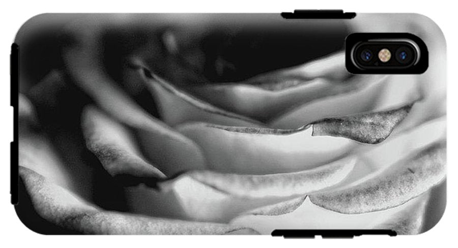 Light Black and White Rose #1 - Phone Case