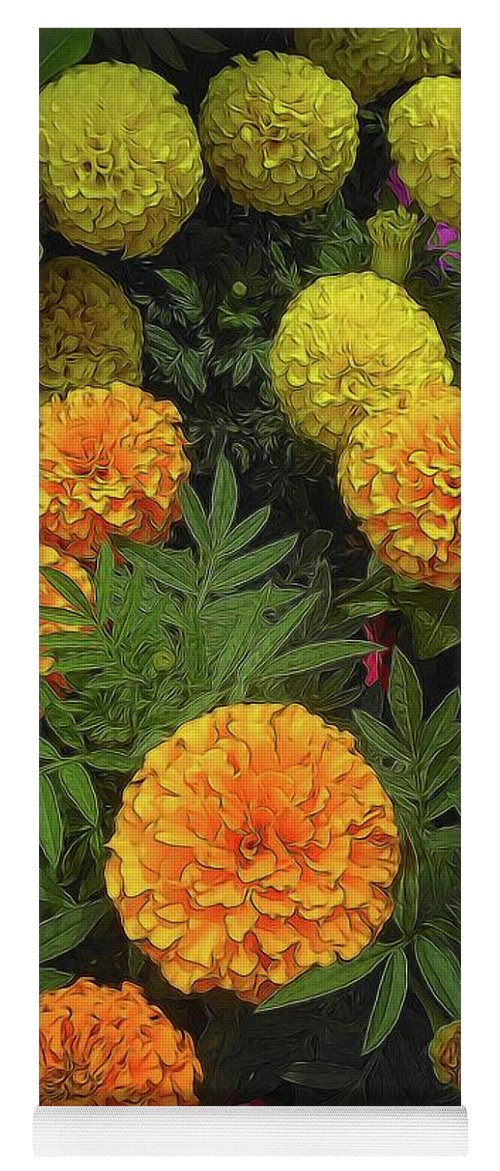 Marigold Garden - Yoga Mat