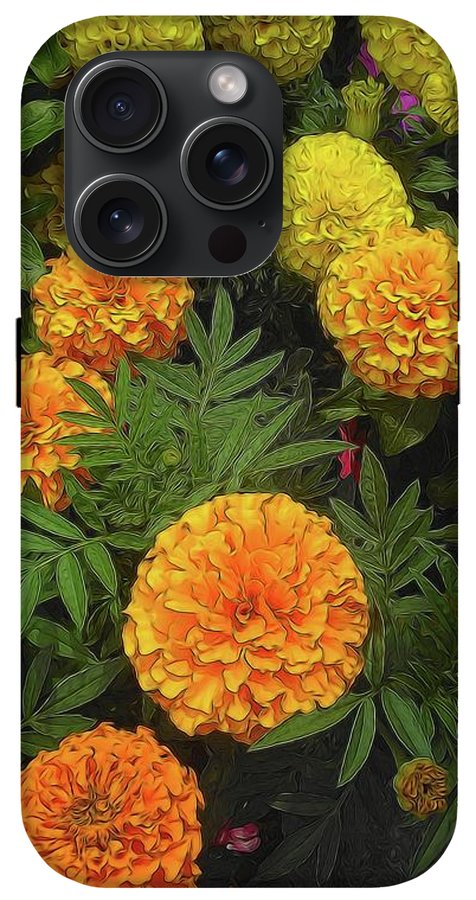 Marigold Garden #1 - Phone Case
