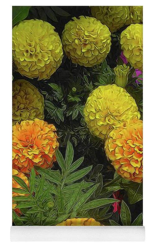 Marigold Garden - Yoga Mat
