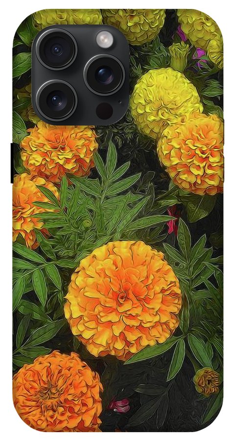 Marigold Garden #1 - Phone Case