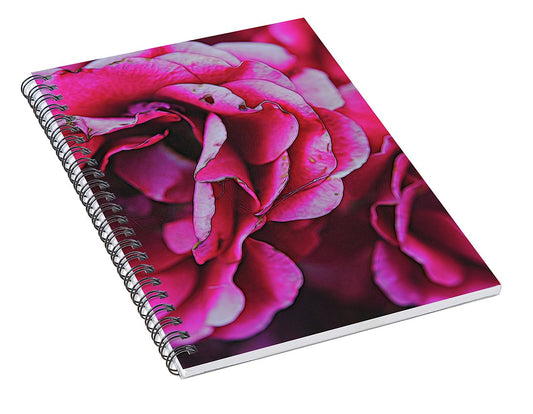 Pink and White Flowers - Spiral Notebook