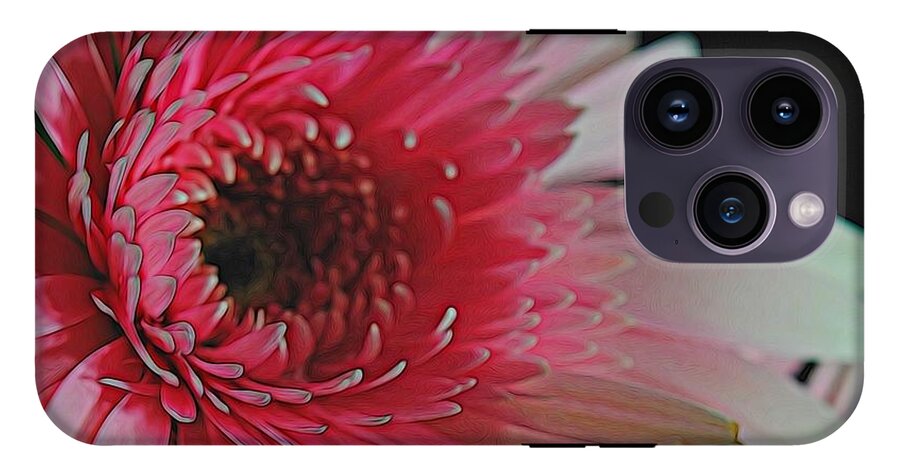 Pink Daisy Sideview #1 - Phone Case