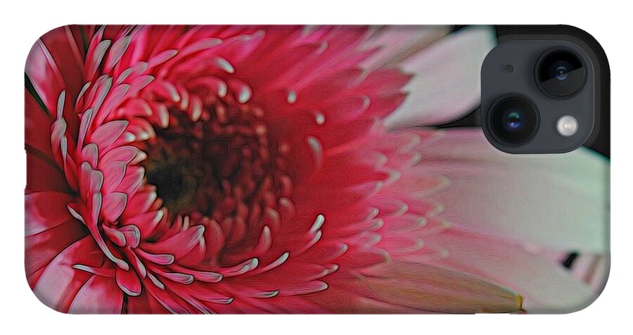 Pink Daisy Sideview #1 - Phone Case