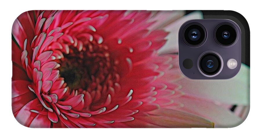 Pink Daisy Sideview #1 - Phone Case