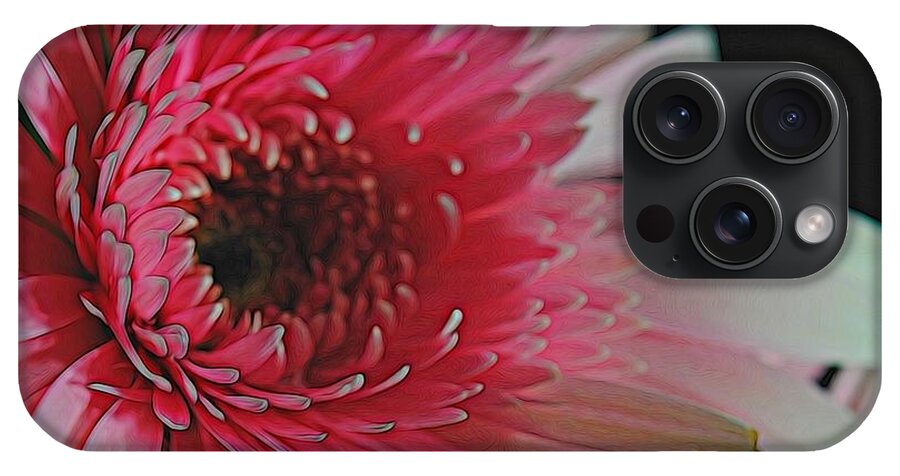 Pink Daisy Sideview #1 - Phone Case