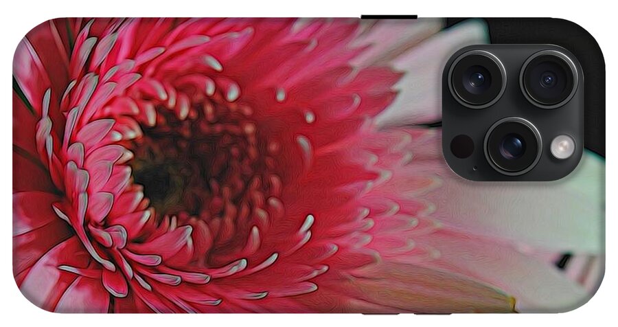 Pink Daisy Sideview #1 - Phone Case