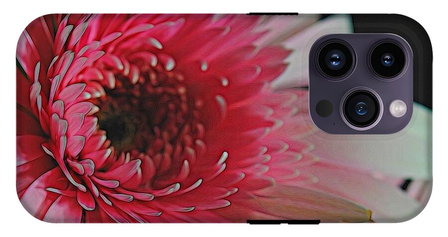 Pink Daisy Sideview #1 - Phone Case