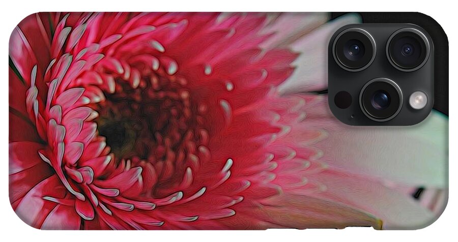 Pink Daisy Sideview #1 - Phone Case