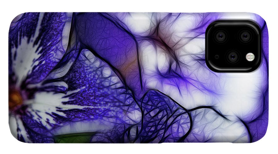Purple and White Flowers #1 - Phone Case