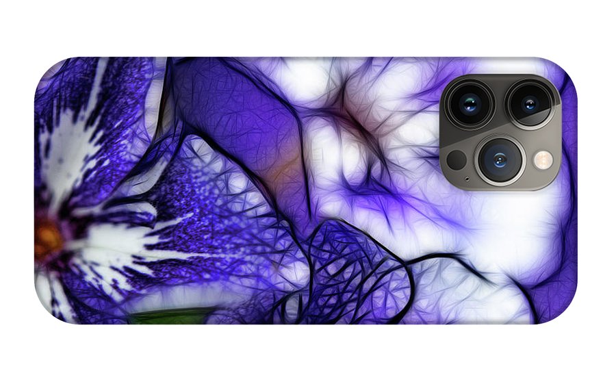 Purple and White Flowers #1 - Phone Case
