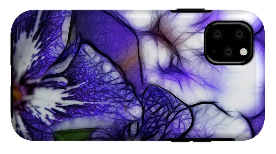 Purple and White Flowers #1 - Phone Case