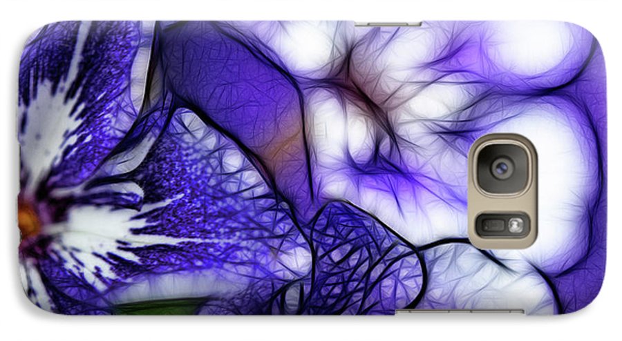 Purple and White Flowers #1 - Phone Case