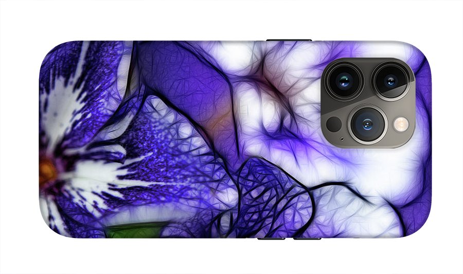Purple and White Flowers #1 - Phone Case