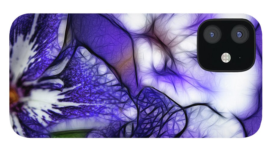 Purple and White Flowers #1 - Phone Case