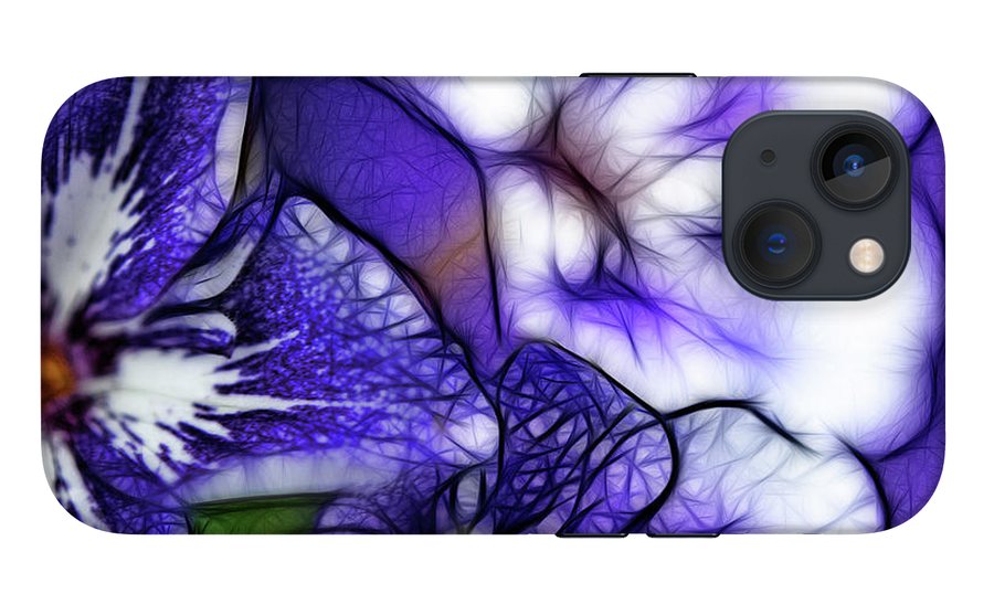 Purple and White Flowers #1 - Phone Case