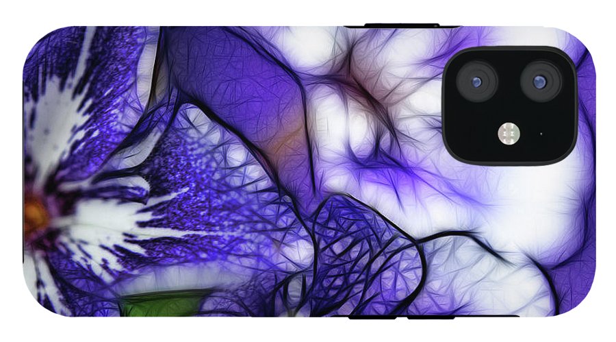Purple and White Flowers #1 - Phone Case