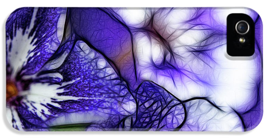 Purple and White Flowers #1 - Phone Case