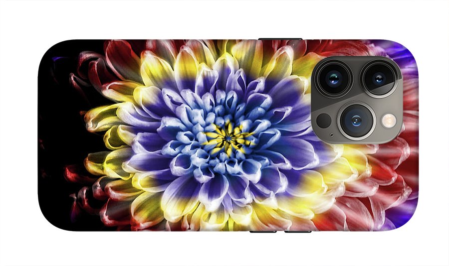 Rainbow Chrysanthemum #1 - Phone Case