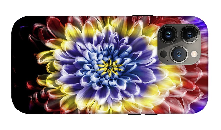 Rainbow Chrysanthemum #1 - Phone Case