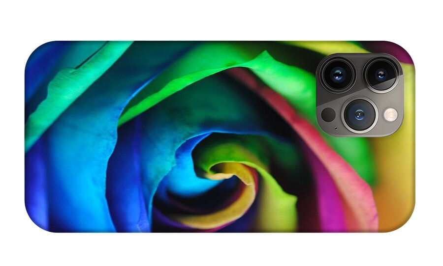 Rainbow Rose 17 #1 - Phone Case