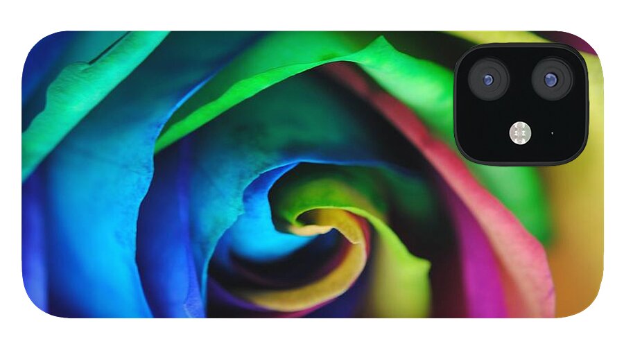 Rainbow Rose 17 #1 - Phone Case