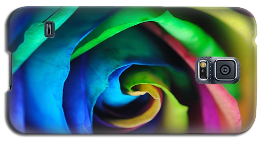 Rainbow Rose 17 #1 - Phone Case