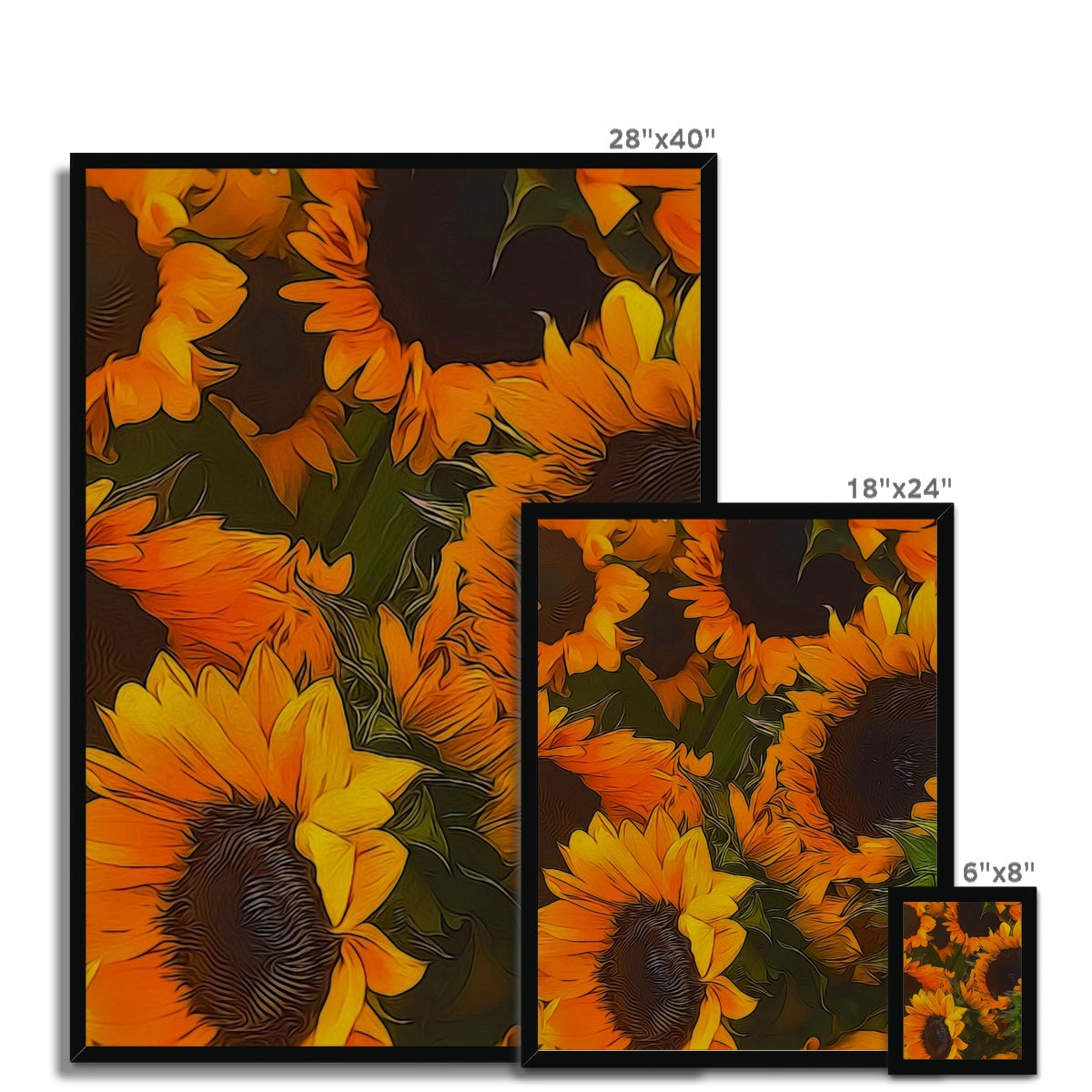 Sunflowers Framed Print