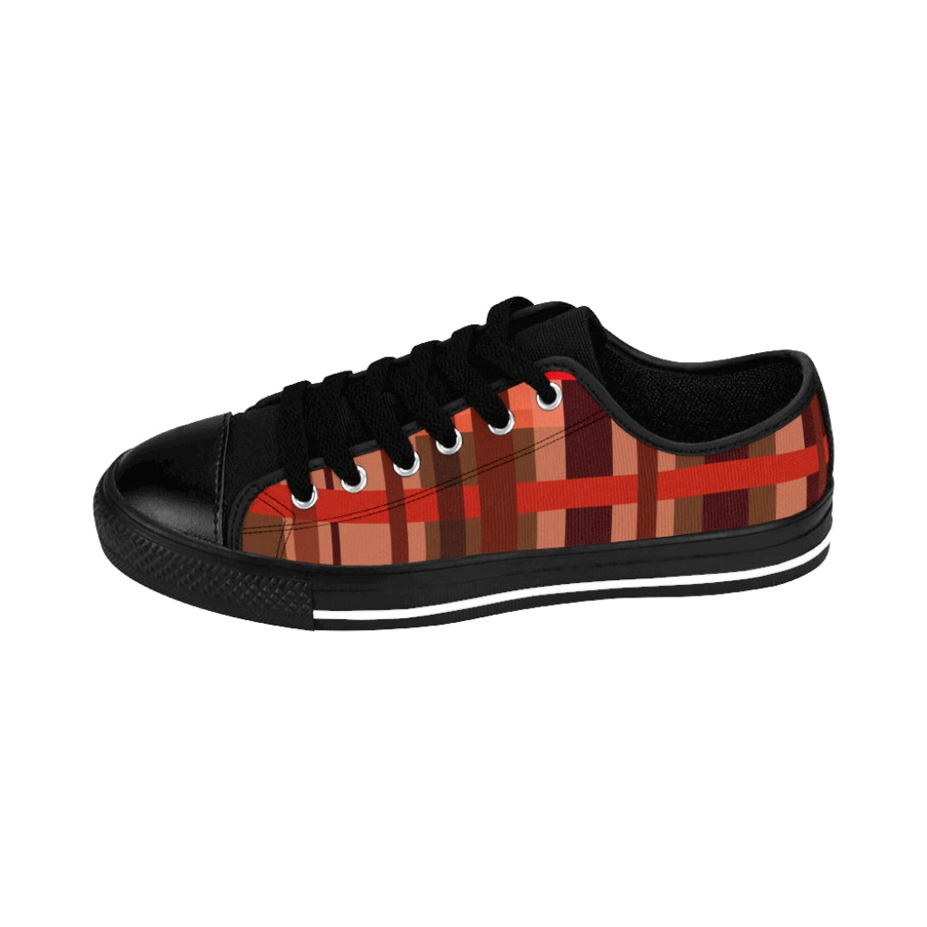 Fall Plaid Women's Sneakers