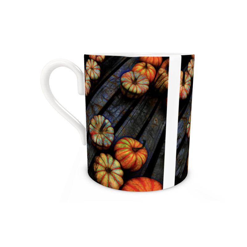 Fall Colorful gourds Bone China Mug